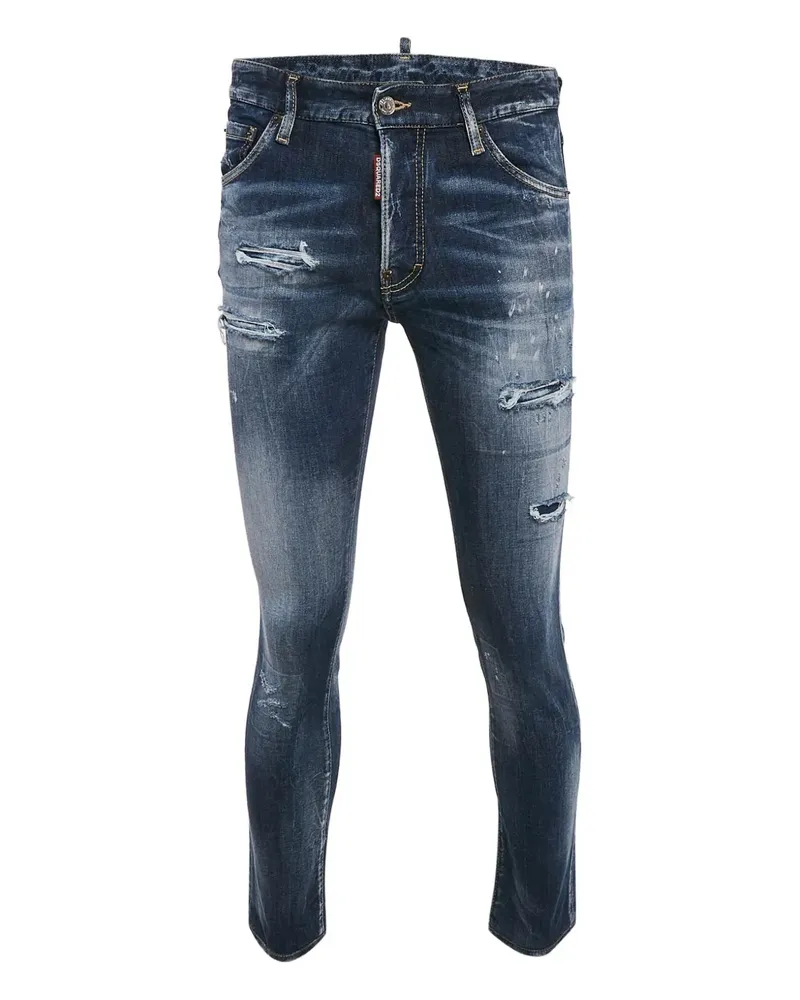 Dsquared2 Jeans im Distressed-Look - Blau Blau
