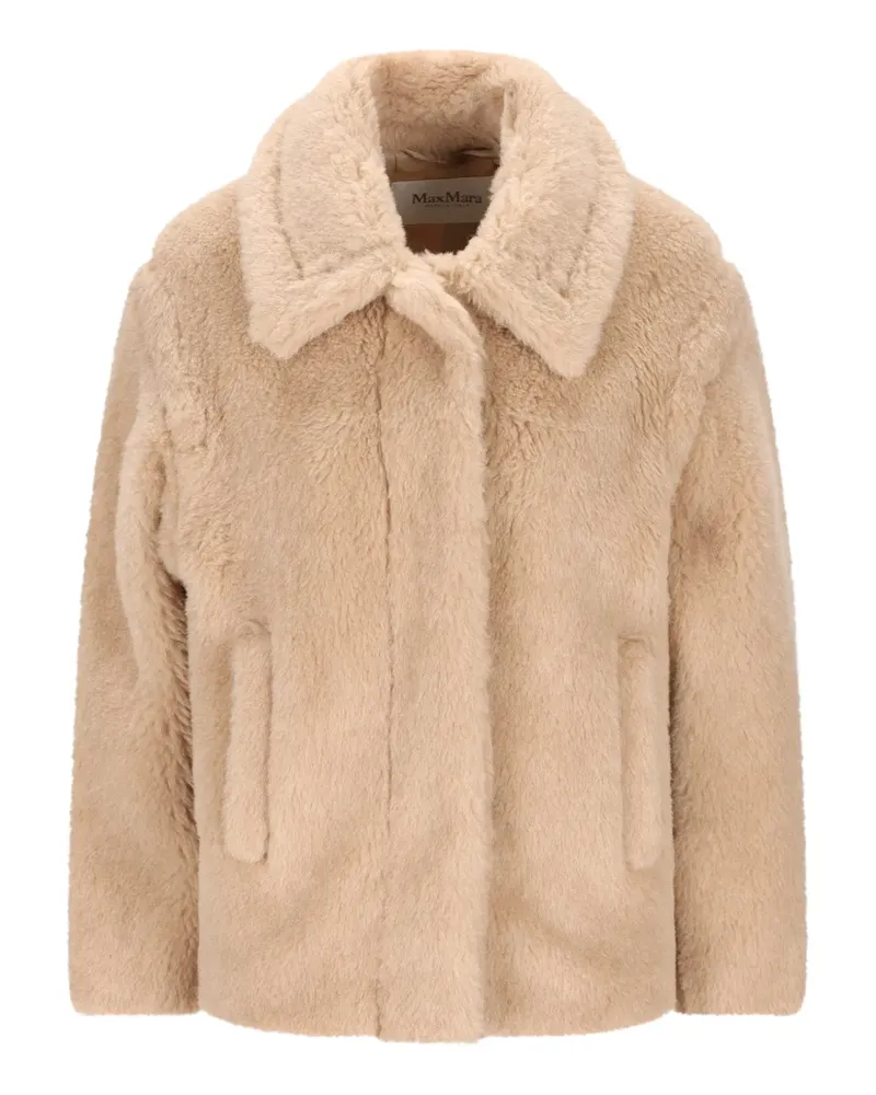 Max Mara Pocket fur jacket - Nude Nude