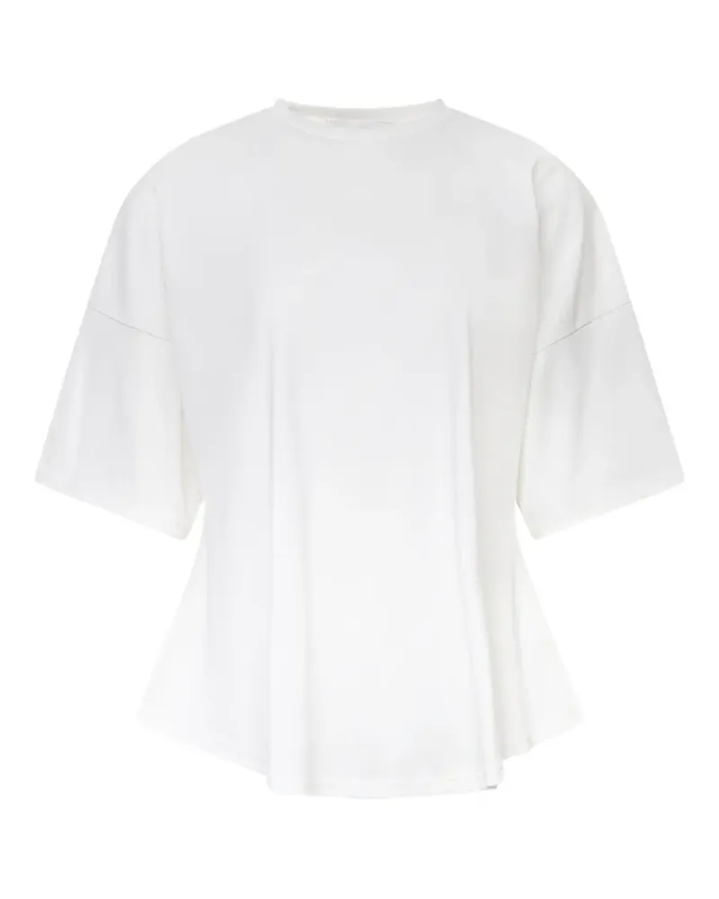 ENFÖLD T-Shirt mit Schößchen - Weiß Weiß