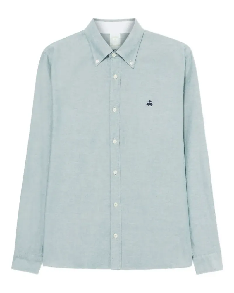 Brooks Brothers Button-down-Hemd mit Logo - Blau Blau