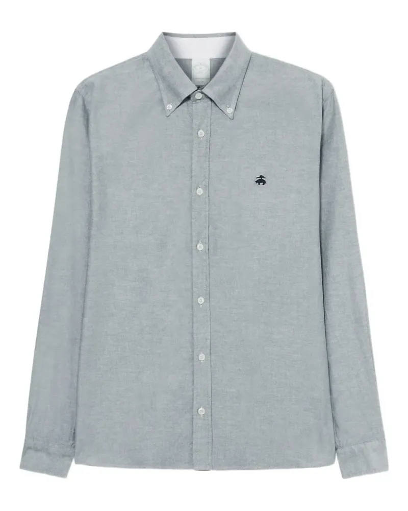 Brooks Brothers Button-down-Hemd mit Logo - Grün Grün