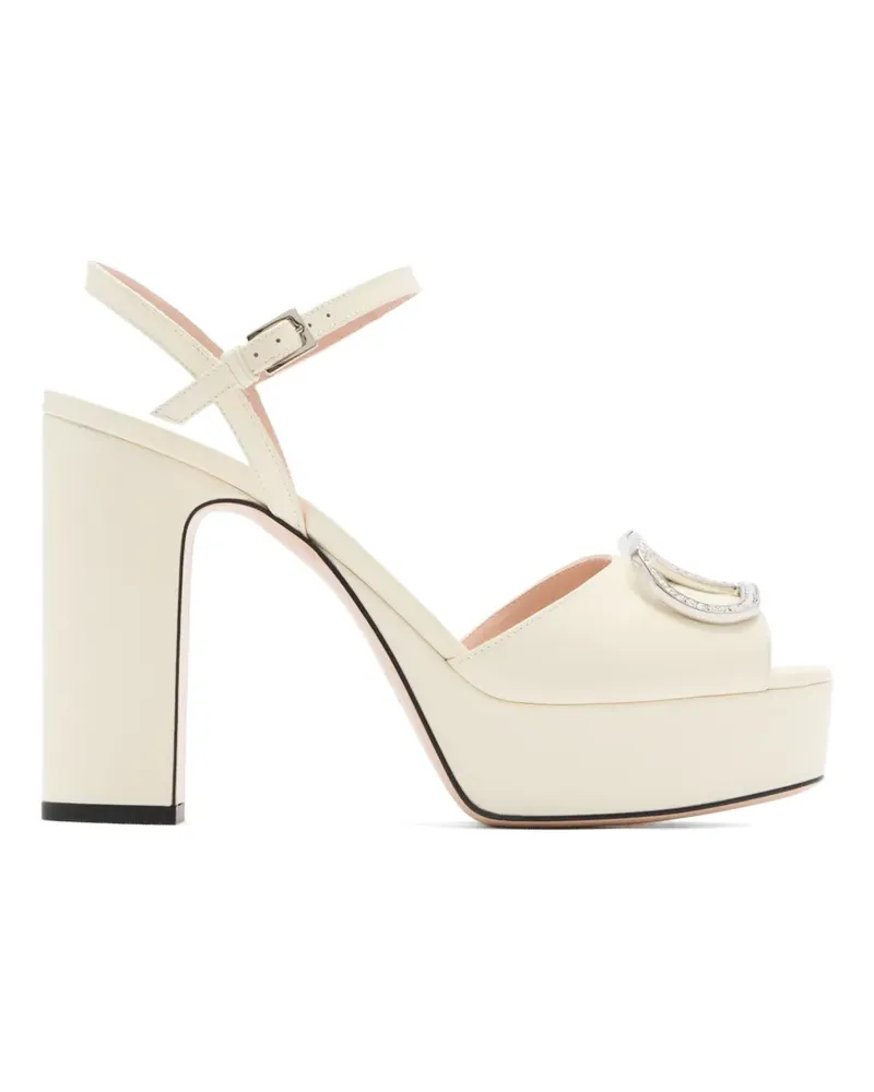 Valentino Garavani VLogo Signature Plateau-Sandalen - Nude Nude