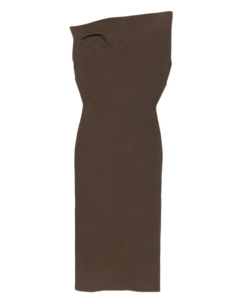 ARMARIUM Asymmetrisches Midikleid - Braun Braun