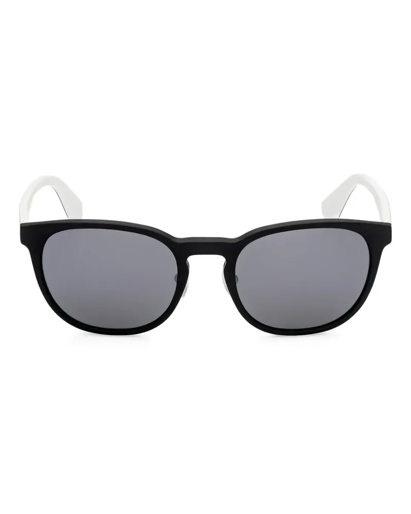 adidas matte-finish square-frame sunglasses - Schwarz Schwarz