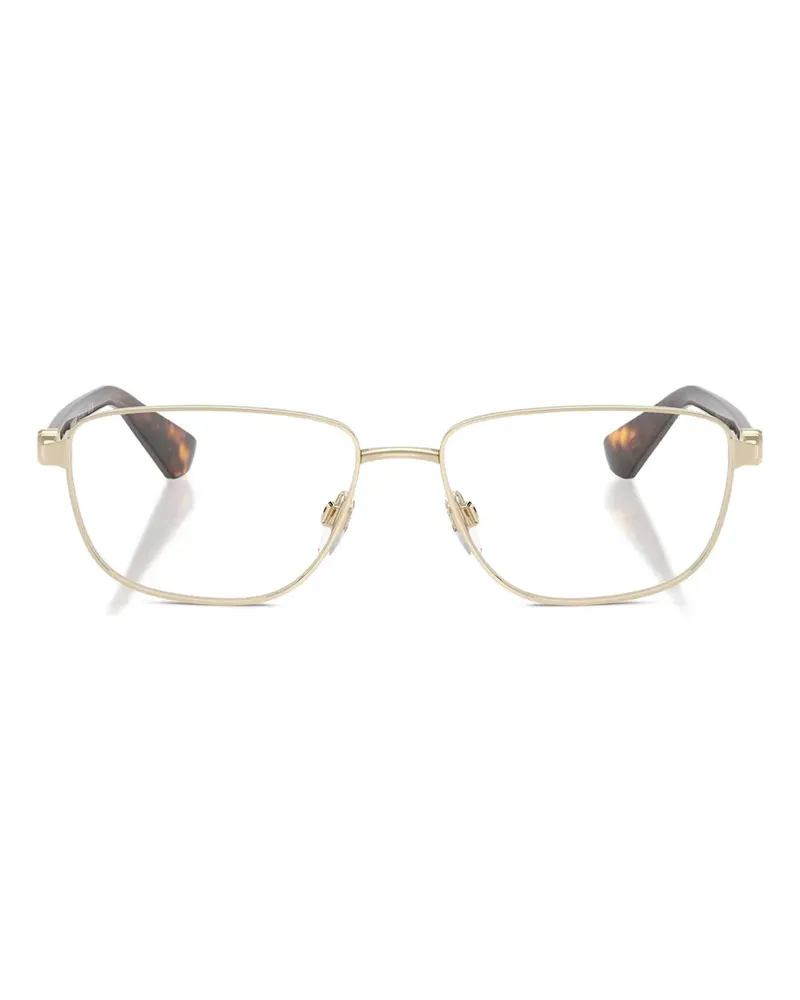Burberry Eckige Brille in Schildpattoptik - Gold Gold