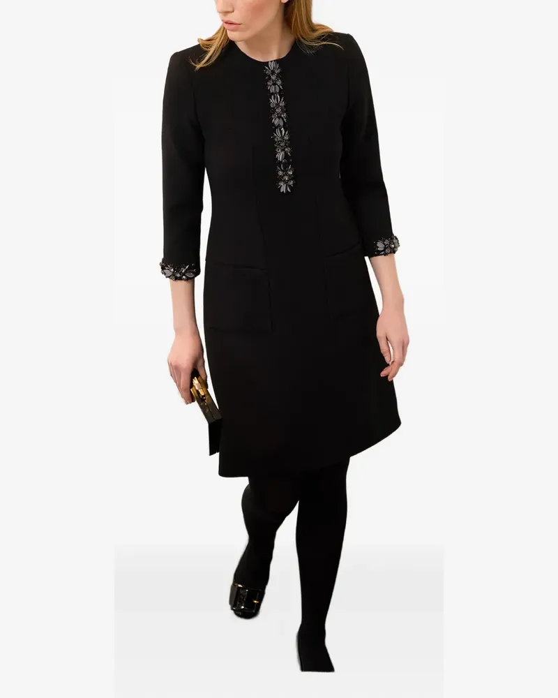 JANE Atelier Wonder bead-embellished mini dress - Schwarz Schwarz