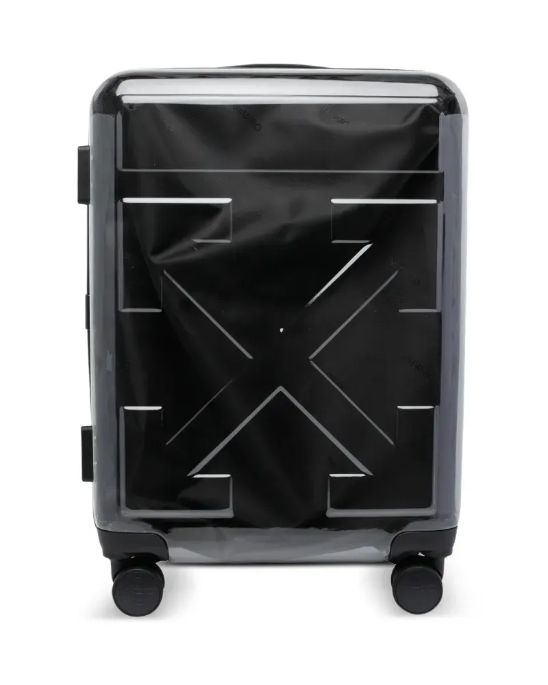OFF-WHITE Quote suitcase - Schwarz Schwarz