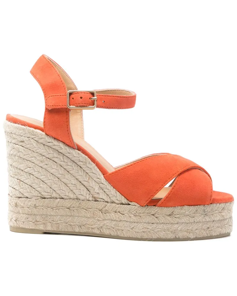 Castañer Blaudell Wedge-Espadrilles 110mm - Orange Orange