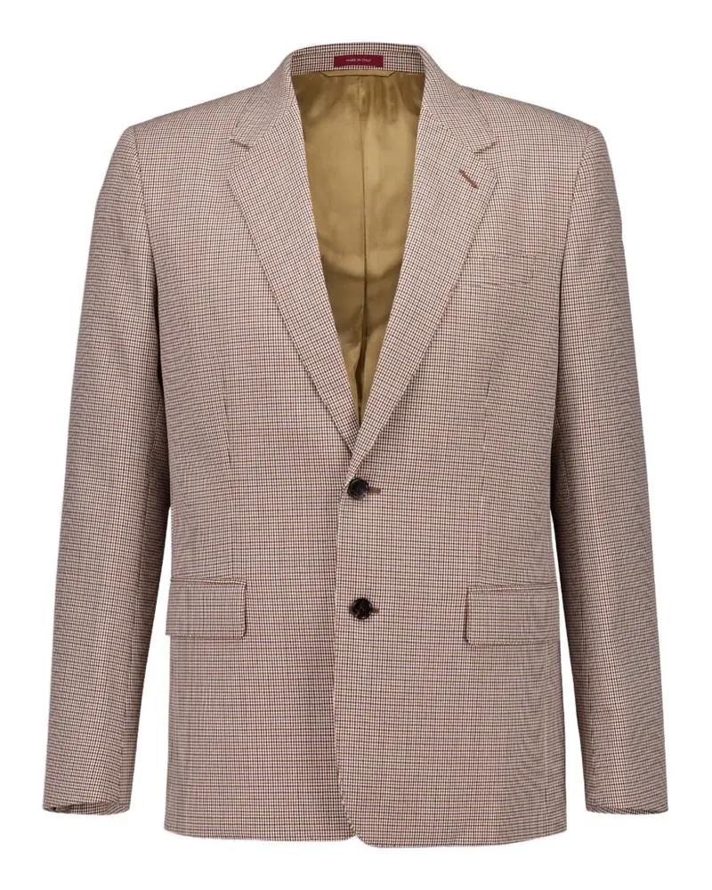 Gucci Sakko mit Vichy-Karo - Braun Braun