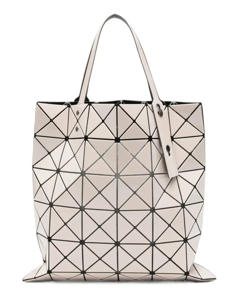 Issey Miyake Lucent Basics Tote Bag mit geometrischem Muster - Nude Nude