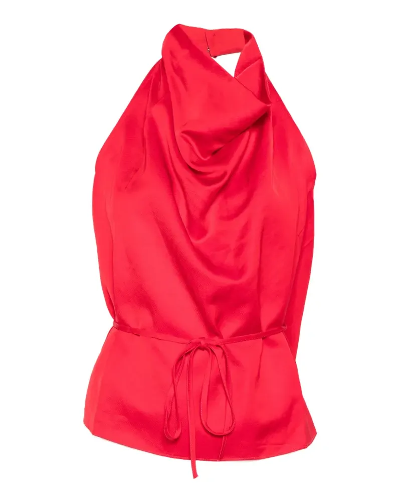 Marques ' Almeida halterneck backless top - Rot Rot