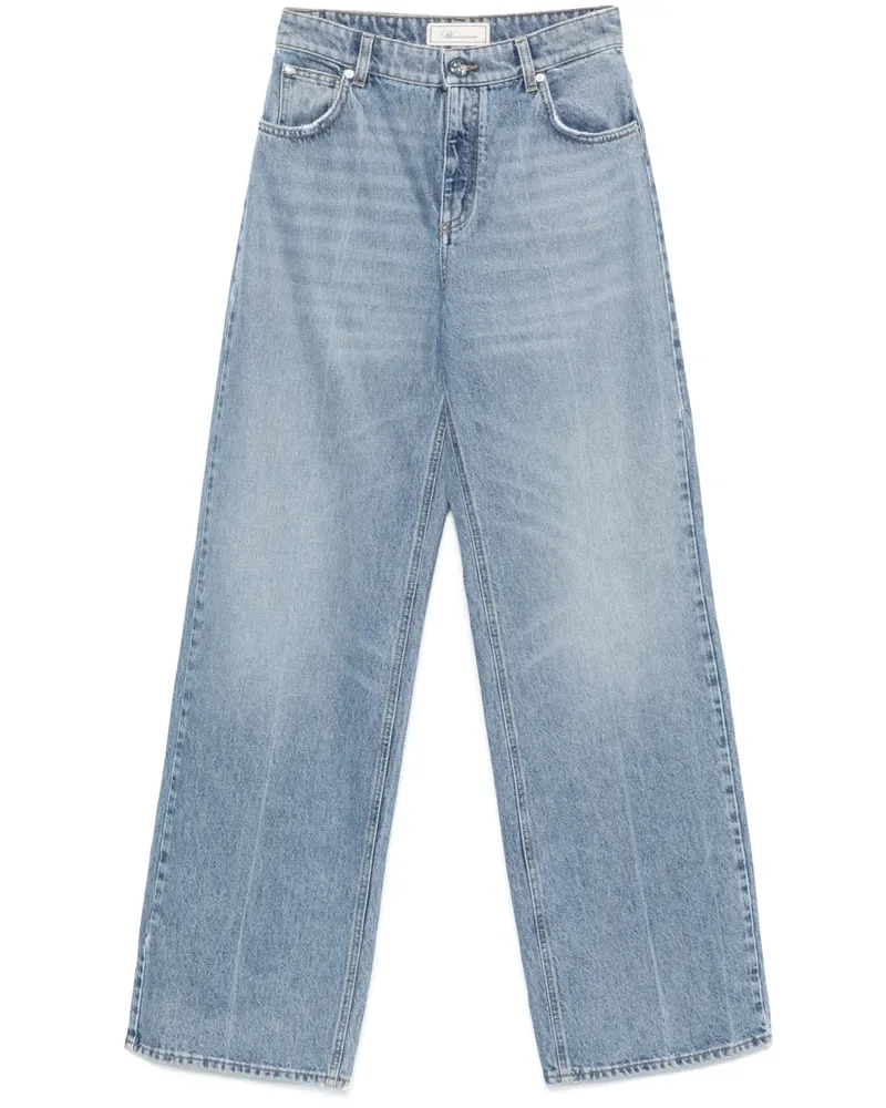 Blumarine Jeans mit Logo-Stickerei - Blau Blau