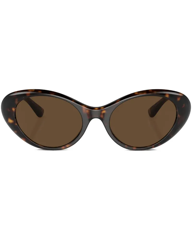 Versace Ovale Sonnenbrille mit Medusa - Grün Grün