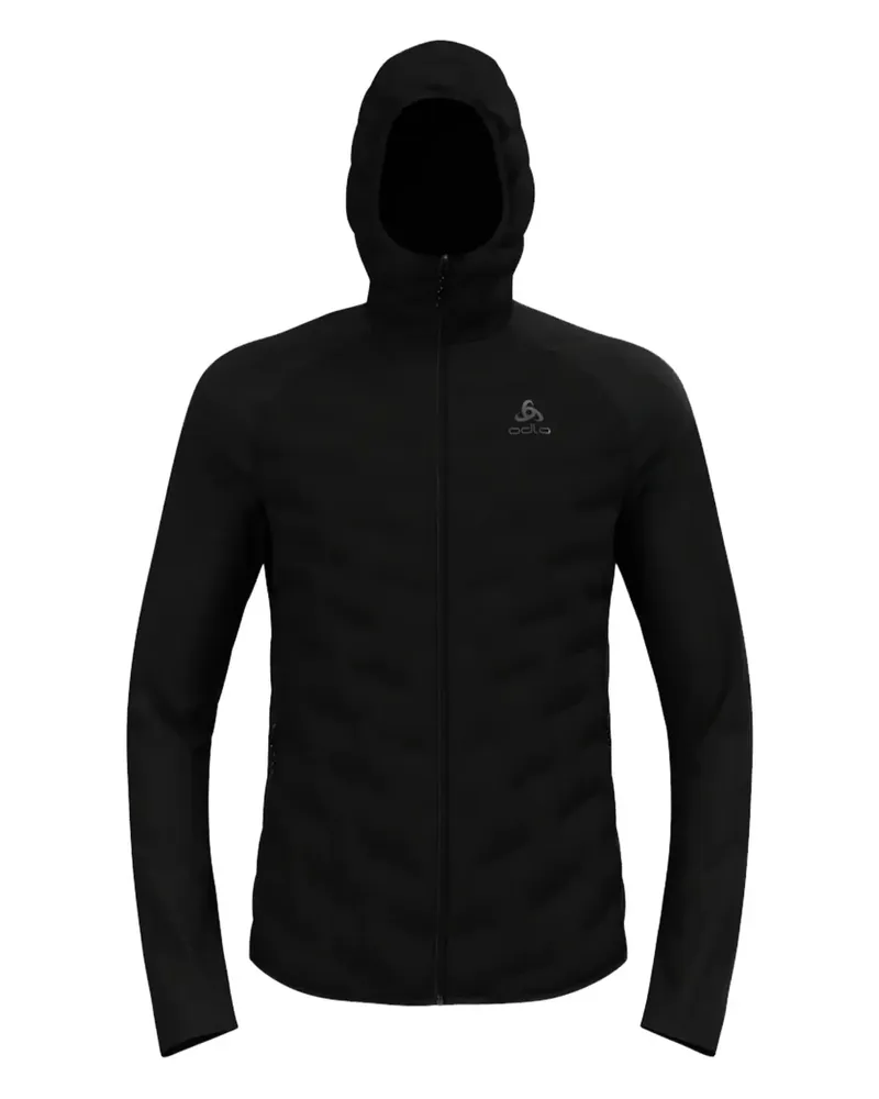 Odlo Kapuzenjacke mit Reißverschluss - Schwarz Schwarz