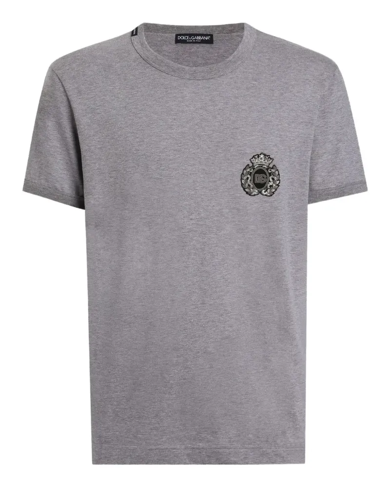 Dolce & Gabbana T-Shirt mit Verzierung - Grau Grau