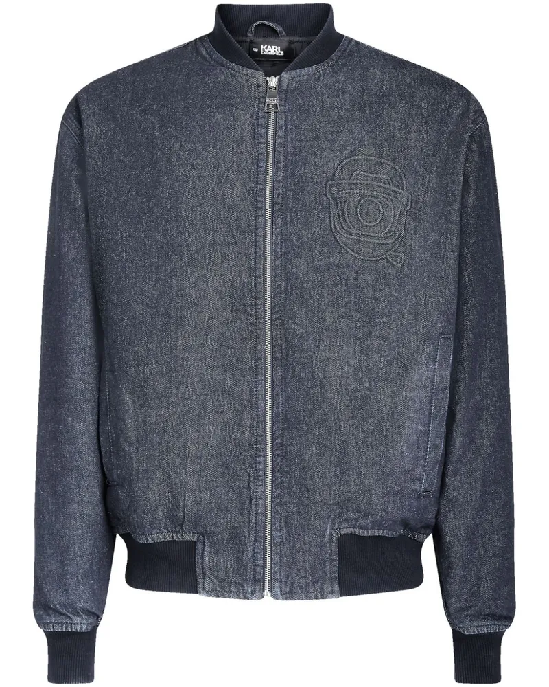 Karl Lagerfeld x Darcel Disappoints Jeans-Bomberjacke - Grau Grau