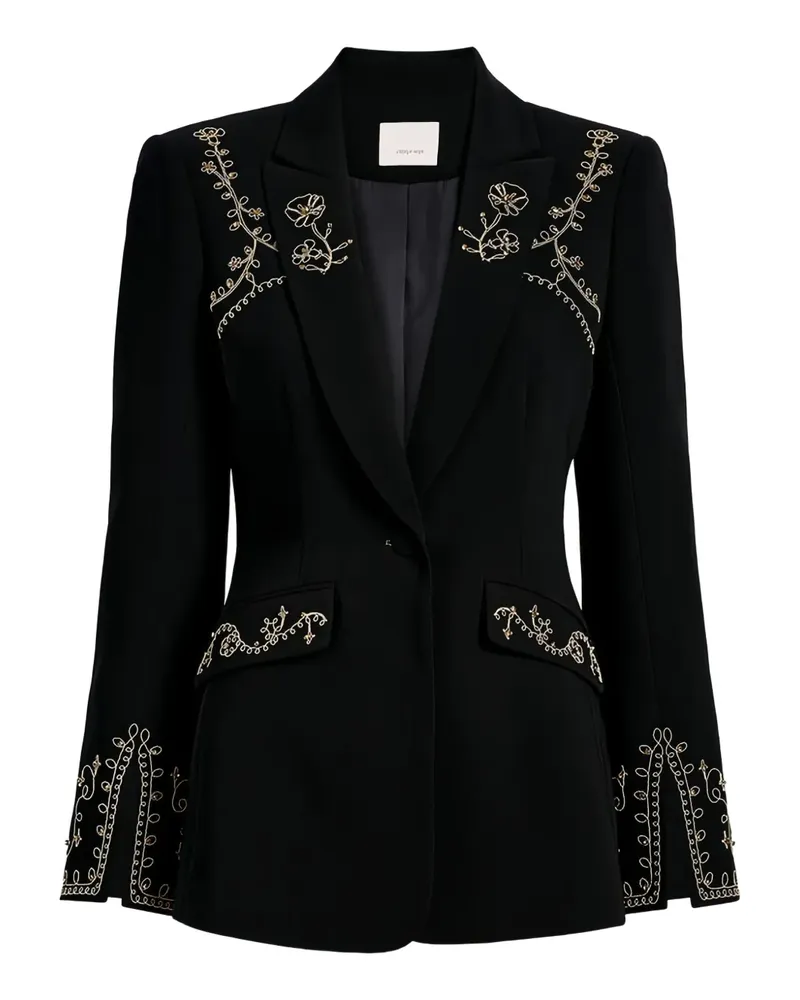 Cinq à Sept Cheyenne Soutache embellished blazer - Schwarz Schwarz