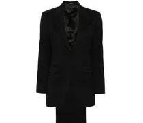 Anzug aus Twill - Schwarz