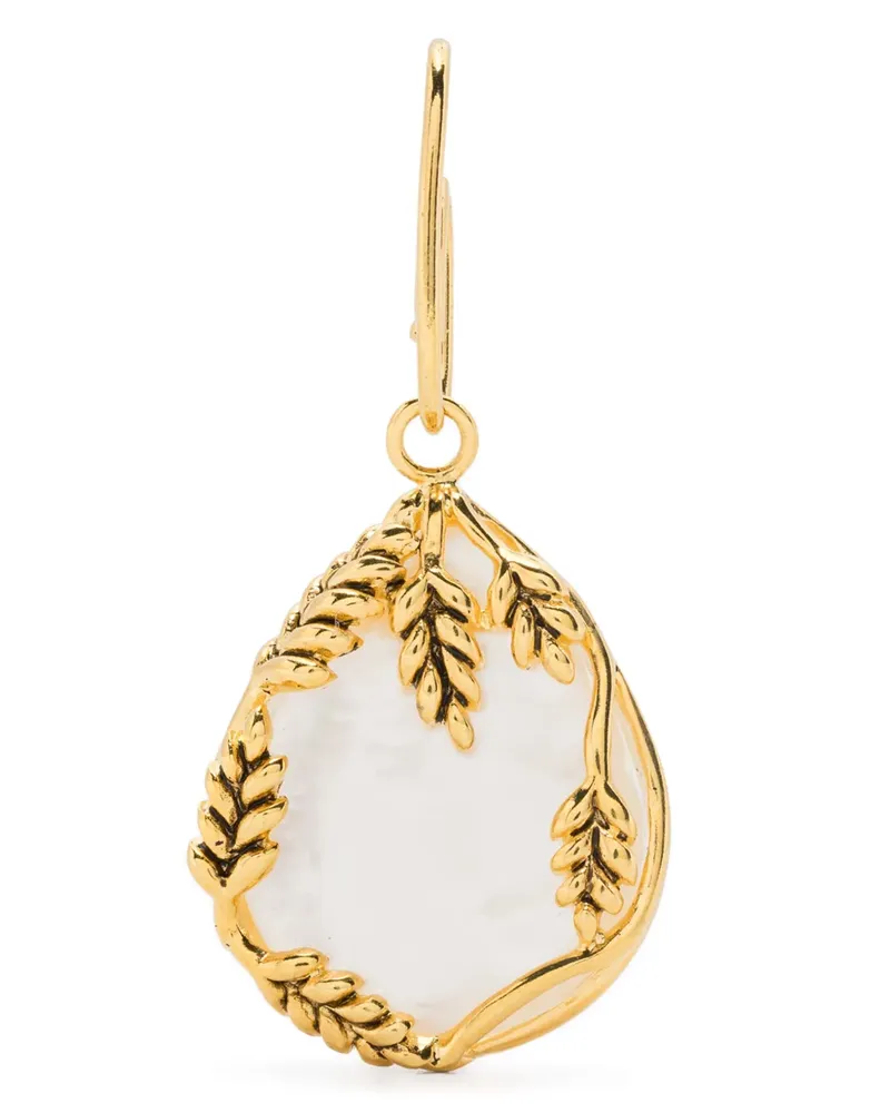 Aurélie Bidermann Mini Françoise Mother of Pearl charm - Gold Gold
