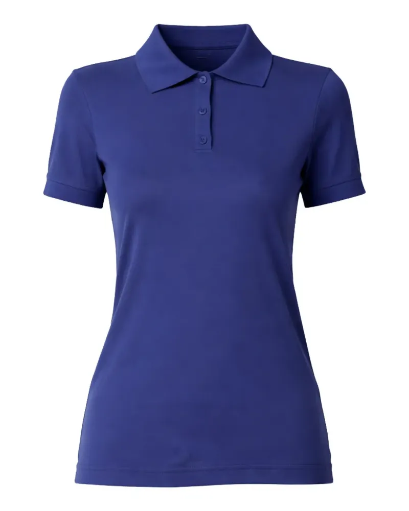 Max Mara Kurzärmeliges Poloshirt - Blau Blau
