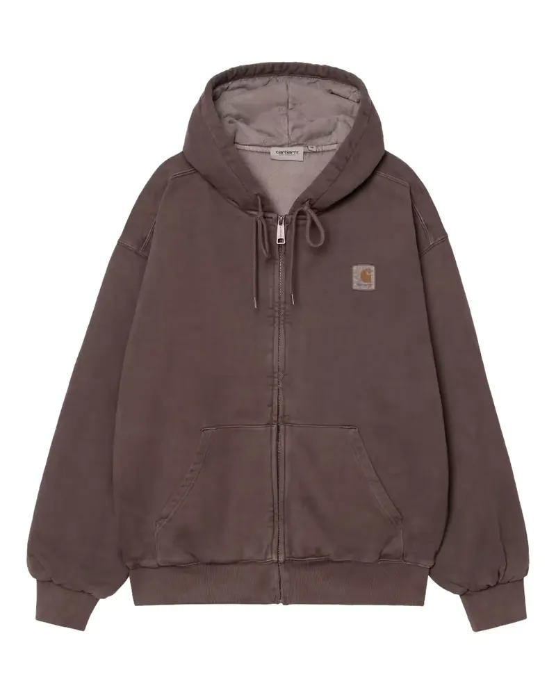 Carhartt WIP Vista zipped hoodie - Braun Braun