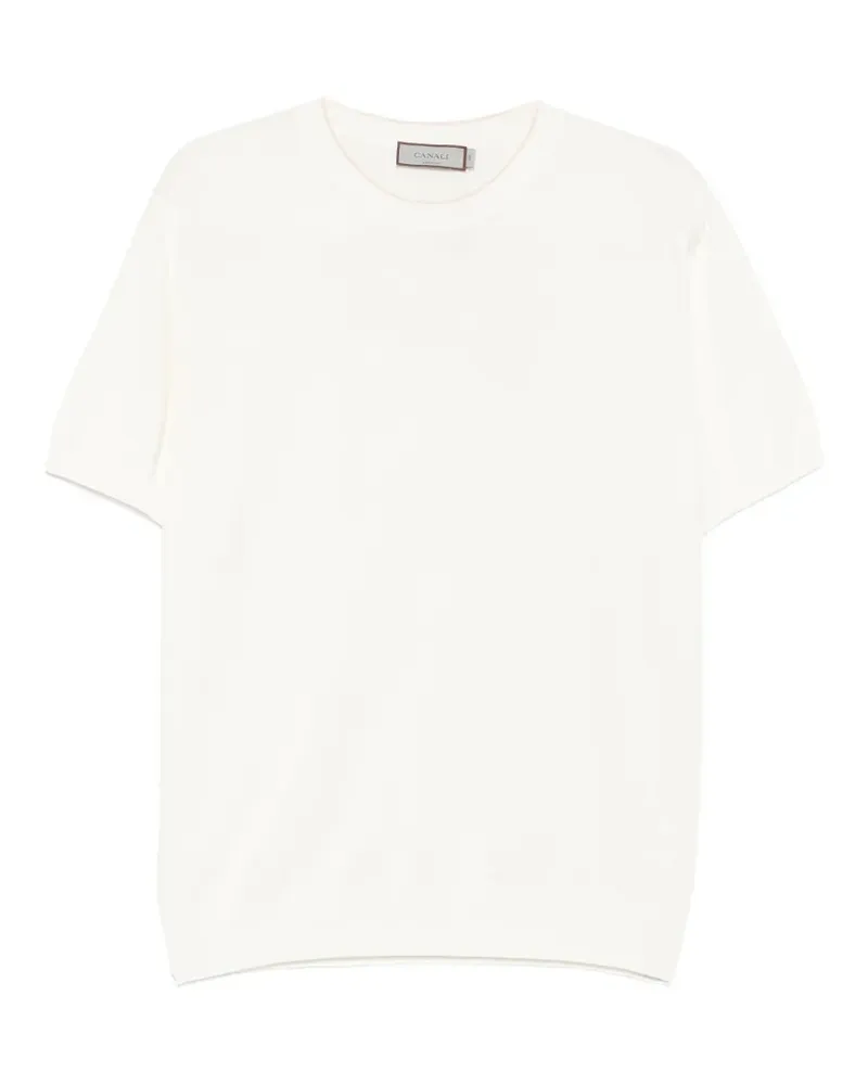 Canali crew-neck T-shirt - Weiß Weiß