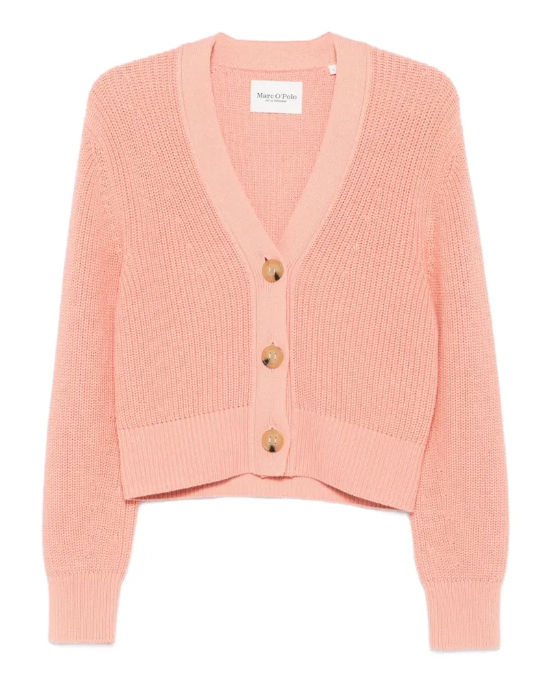 Marc O'Polo Cardigan mit V-Ausschnitt - Rosa Rosa