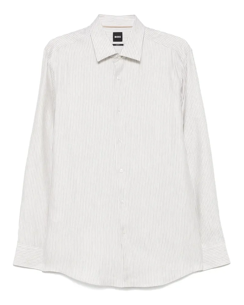 HUGO BOSS Gestreiftes Hemd - Nude Nude