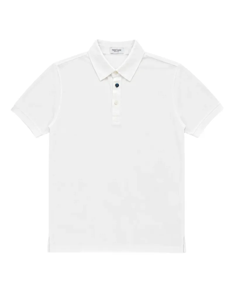 Heritage short-sleeve polo shirt - Weiß Weiß