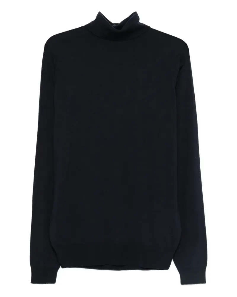 John Smedley Pullover mit Rollkragen - Blau Blau