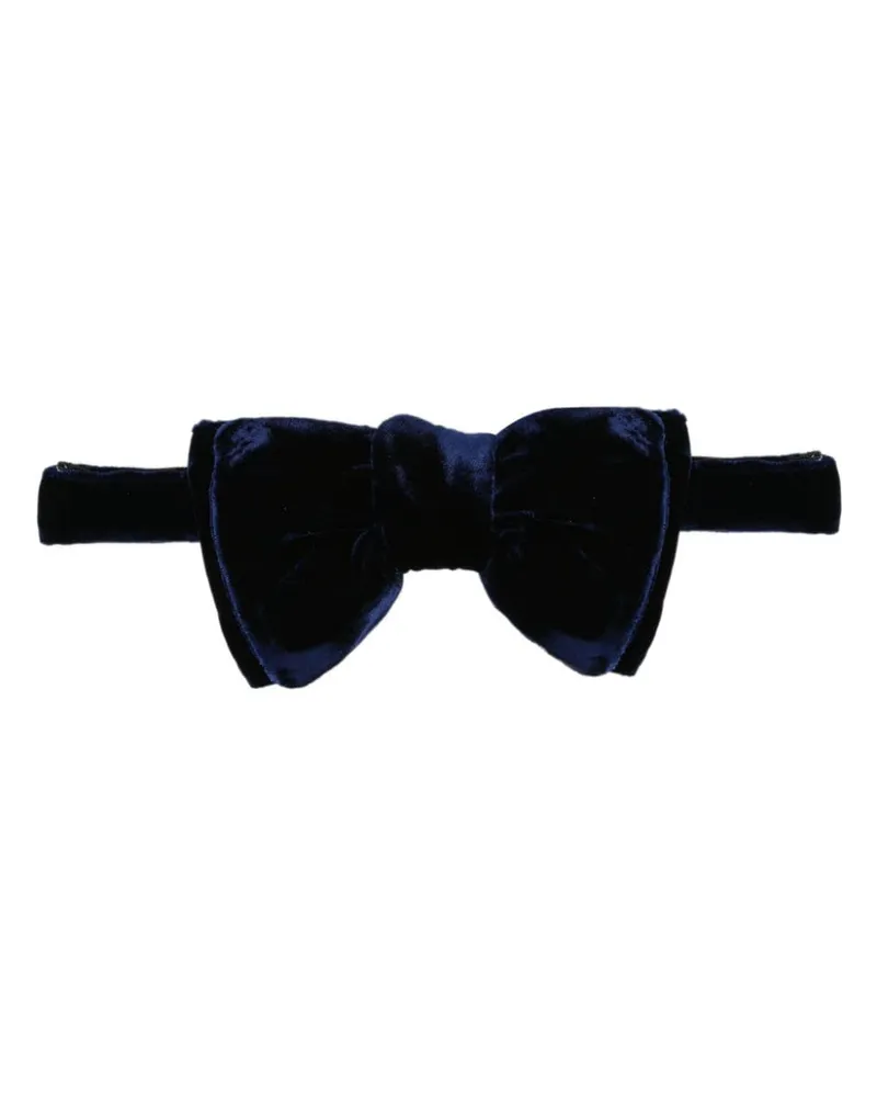 Tom Ford Fliege aus Samt - Blau Blau