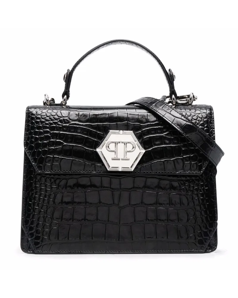 Philipp Plein Mittelgroße Handtasche Schwarz