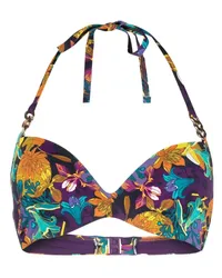 Marlies Dekkers Bikinioberteil mit Blumen-Print Violett