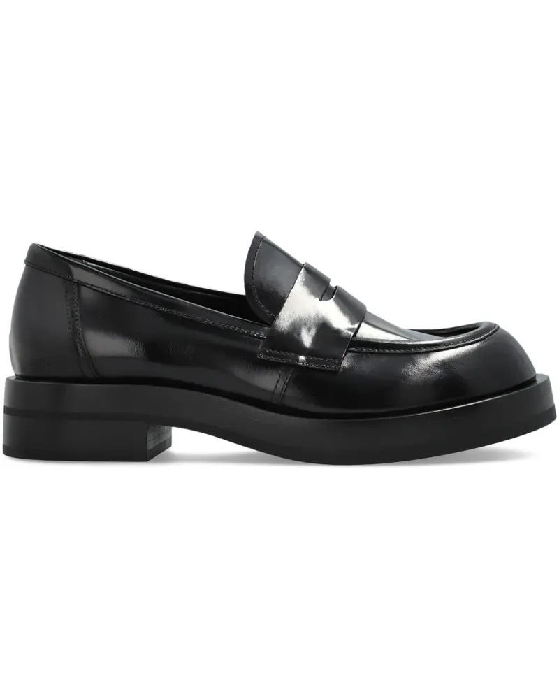 Attilio Giusti Leombruni Penny-Loafer - Schwarz Schwarz