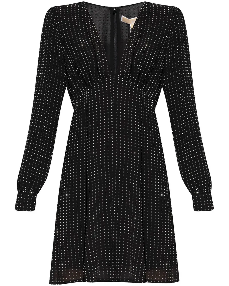 Michael Kors Kleid mit Pailletten - Schwarz Schwarz