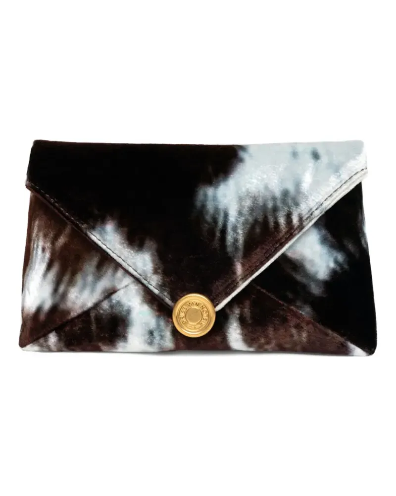 Dries van Noten Mini-Tasche mit Print - Braun Braun