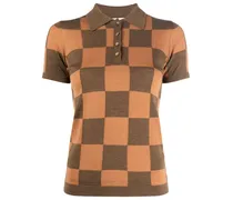 Poloshirt mit Schachbrettmuster