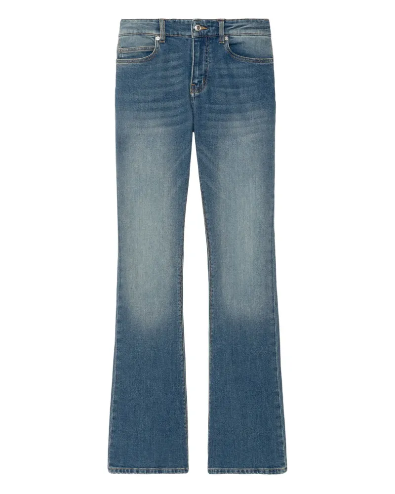 Zadig & Voltaire logo-patch flared jeans - Blau Blau