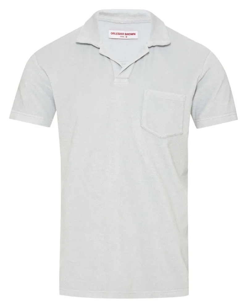 Orlebar Brown Poloshirt mit Brusttasche - Grau Grau