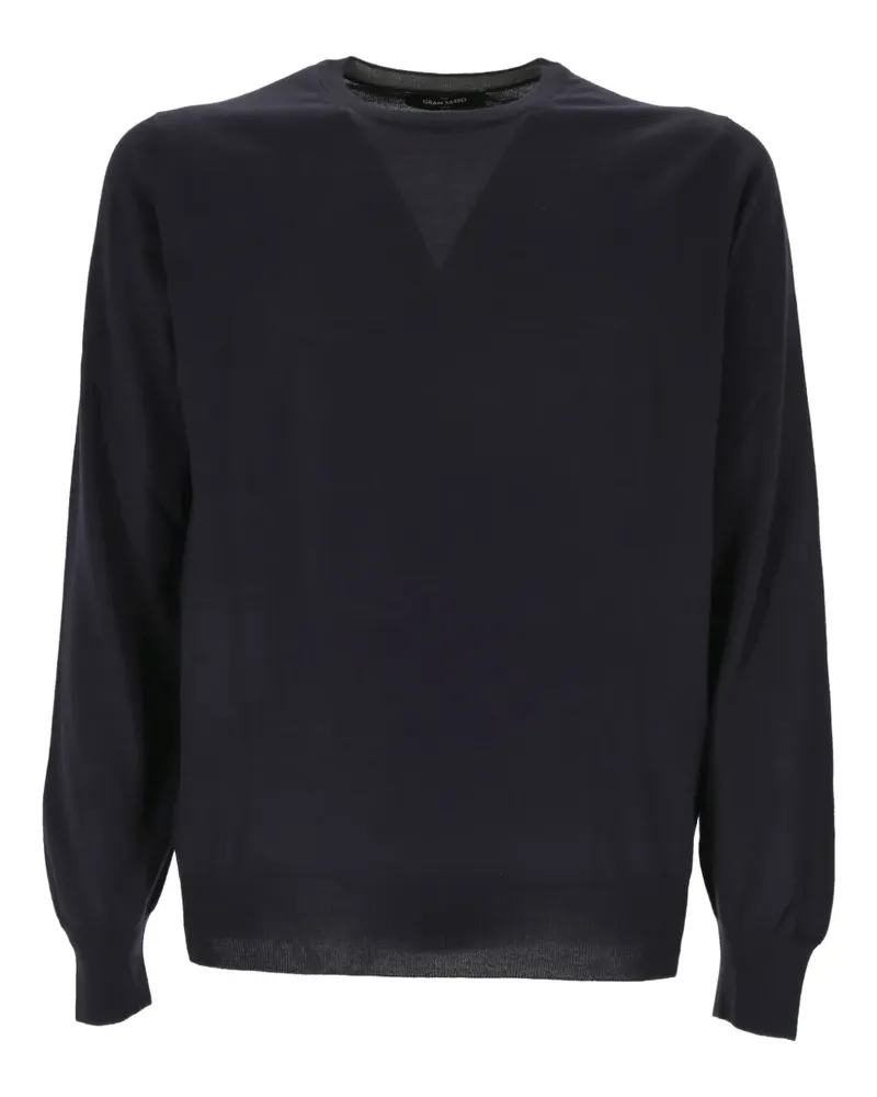 Gran Sasso Pullover aus Kaschmir-Seidengemisch - Blau Blau