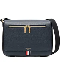 Thom Browne Kuriertasche mit Logo-Prägung Blau