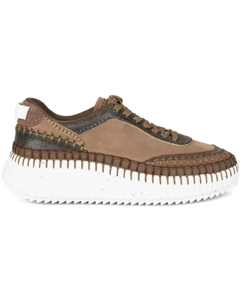 Chloé Nama Slip-On-Sneakers - Braun Braun