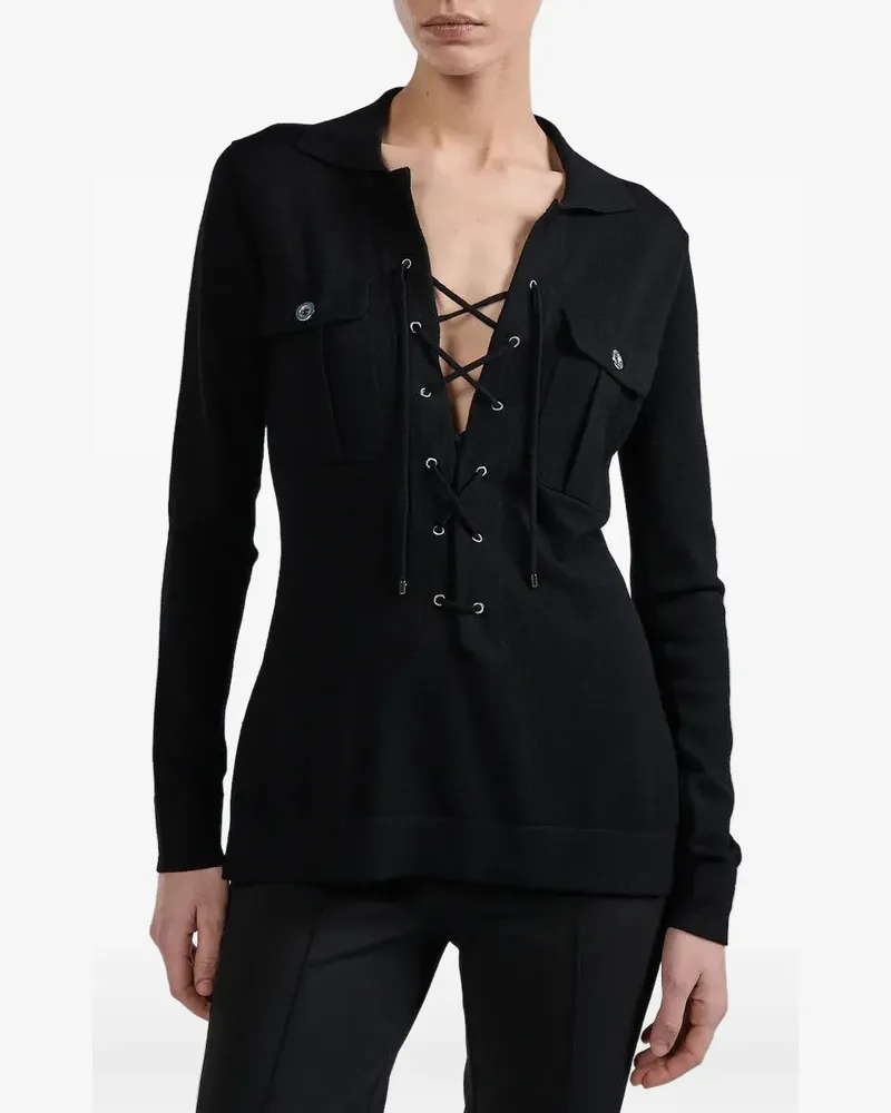 Barbara Bui Klassischer Pullover - Schwarz Schwarz