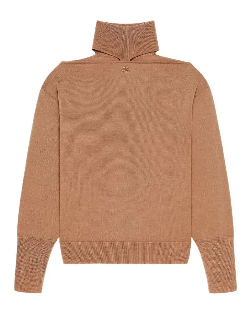 Courrèges Pullover aus Merinowolle - Nude Nude