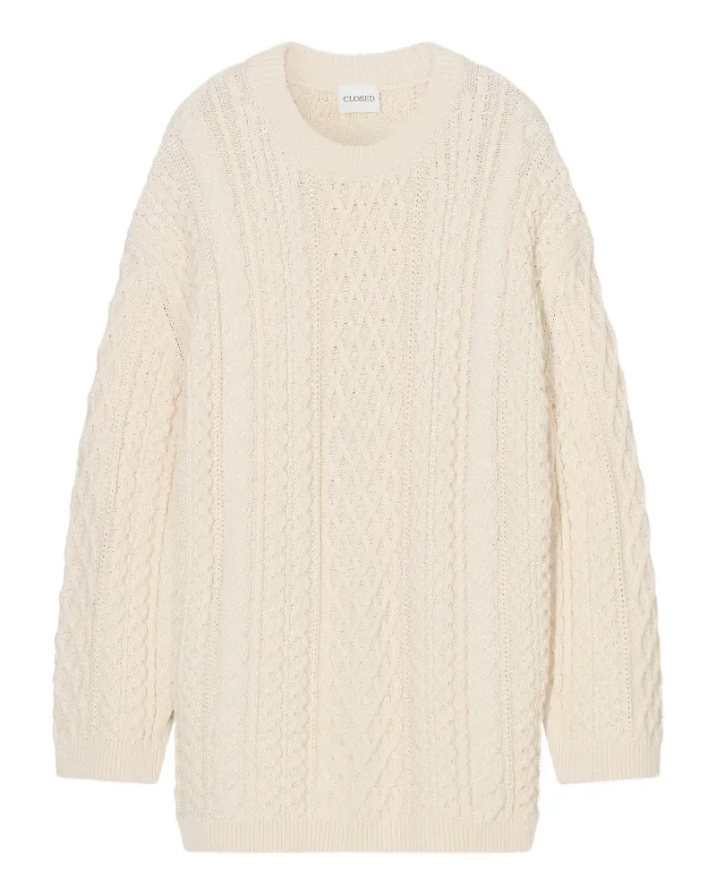 Closed Pullover mit Zopfmuster - Nude Nude