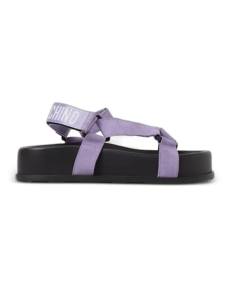 Moschino Sandalen mit Klettverschluss - Violett Violett