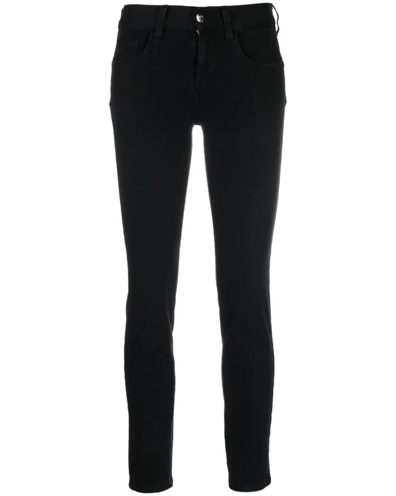 Liu Jo Jeans mit Logo-Patch - Schwarz Schwarz