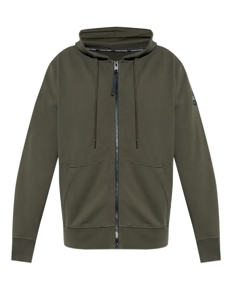 Canada Goose Huron Hoodie mit Logo-Patch - Grün Grün
