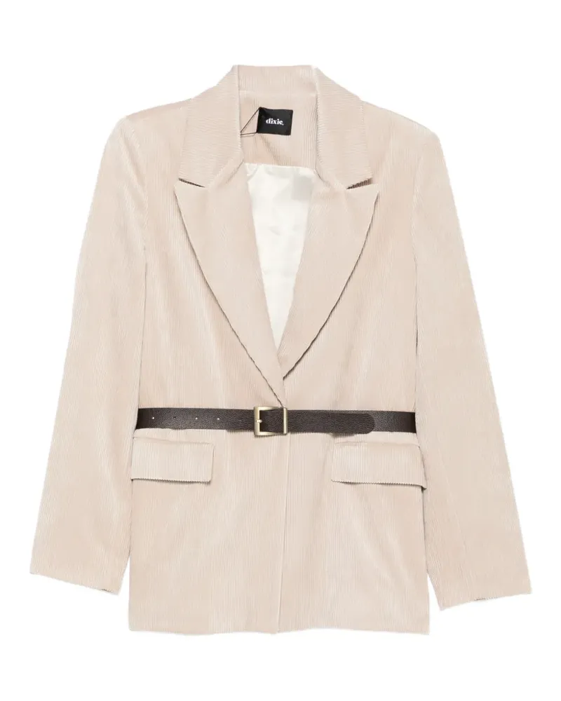 Dixie corduroy notched-lapels jacket - Nude Nude