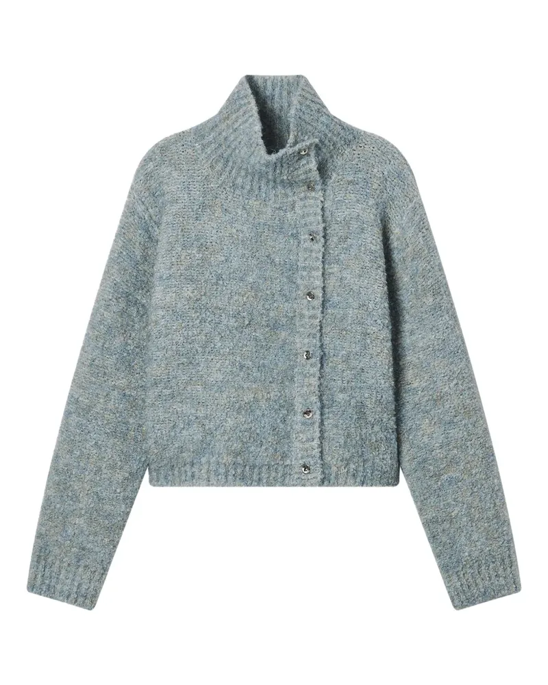 b+ab Cardigan mit Stehkragen - Blau Blau